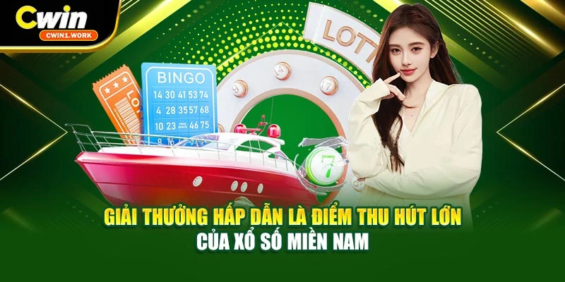 Giải thưởng hấp dẫn là điểm thu hút lớn của xổ số miền Nam