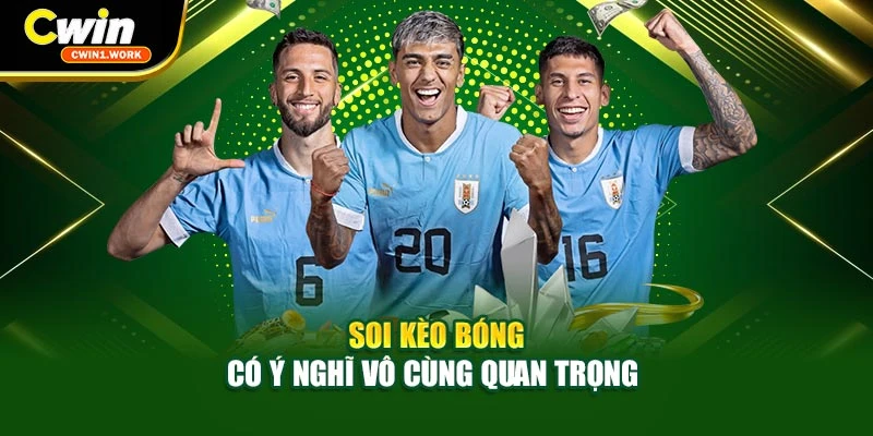 Soi kèo bóng có ý nghĩ vô cùng quan trọng